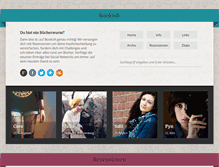 Tablet Screenshot of bookish.brokenstars.de